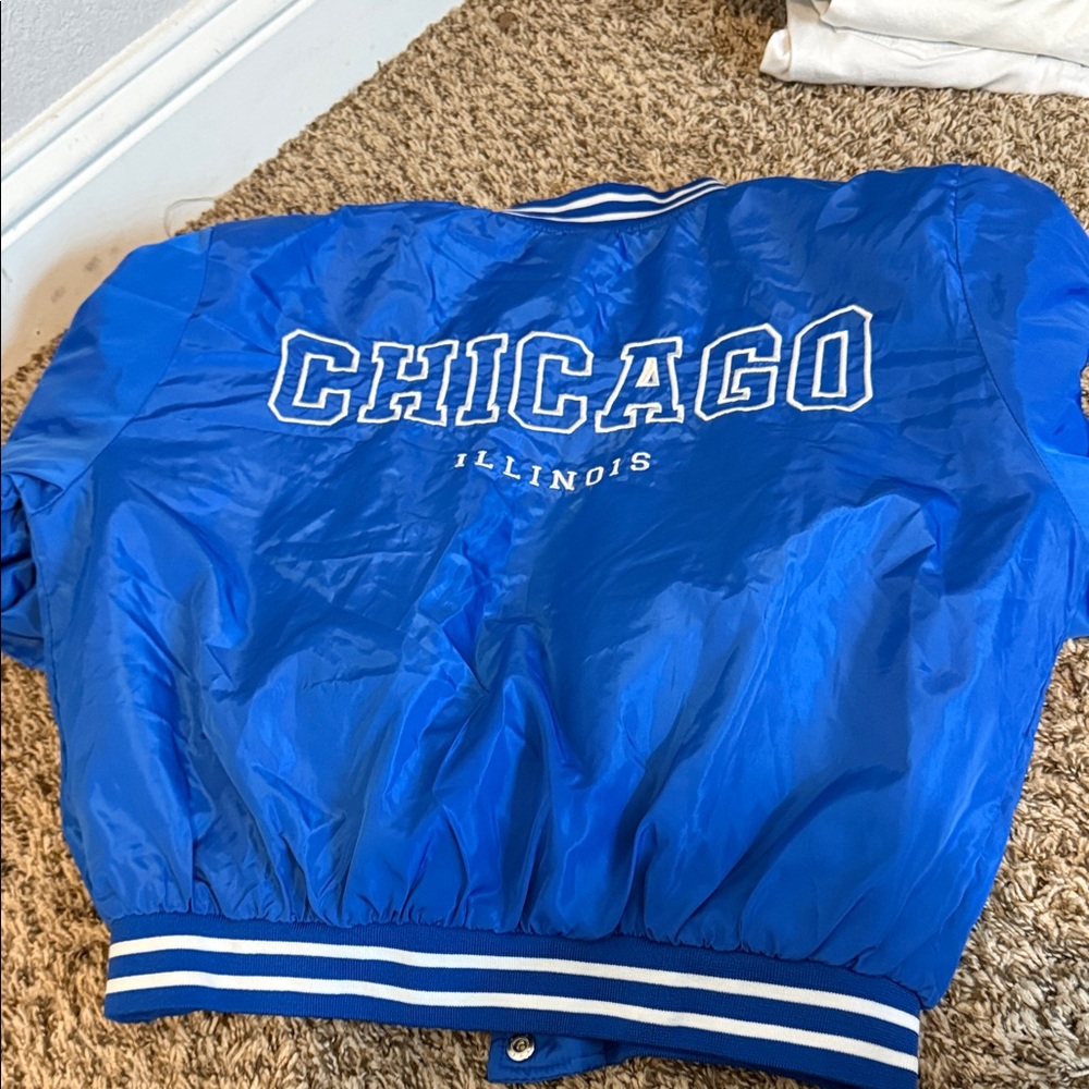 Blue women’s varsity  Jacket size SMALL